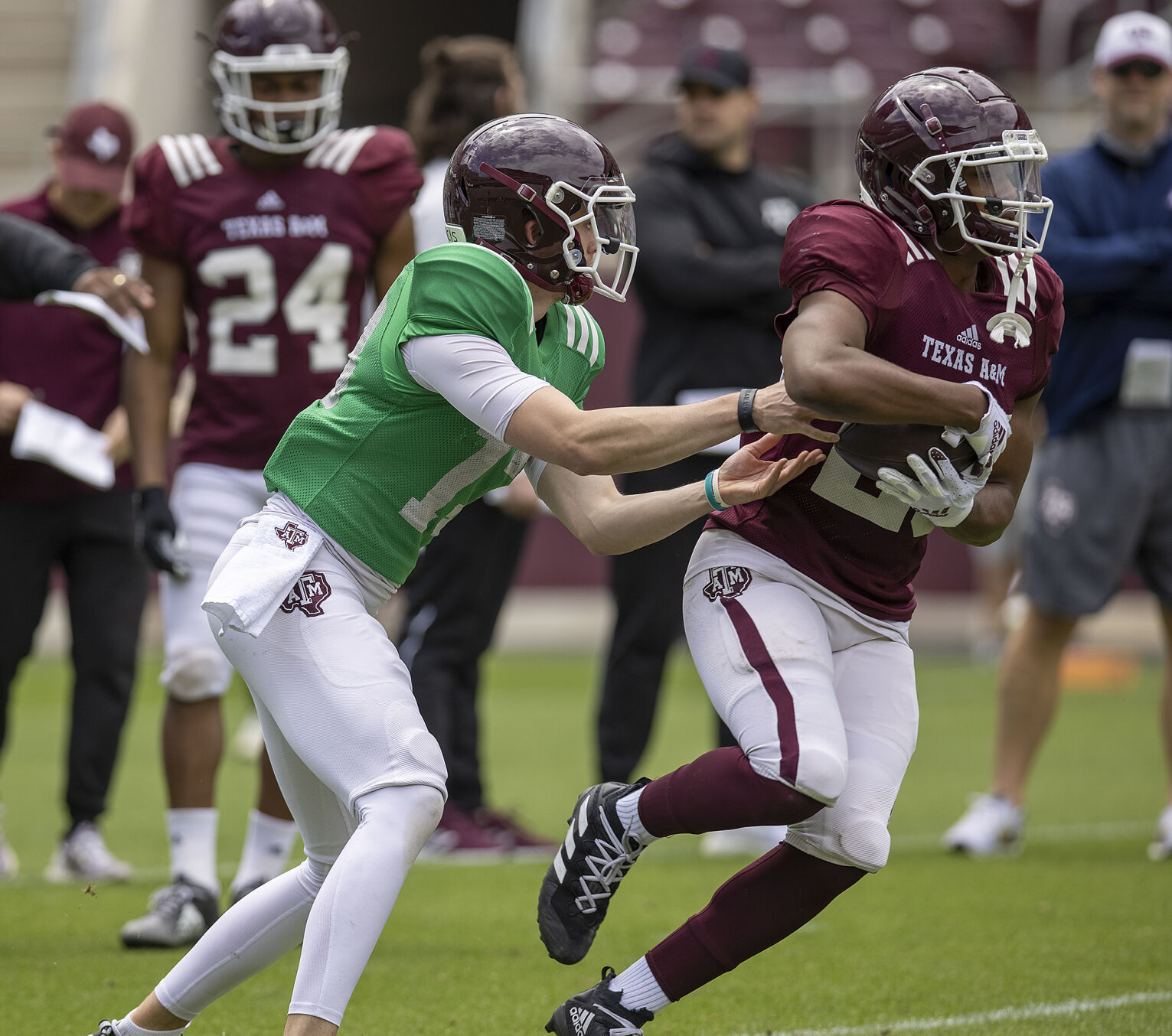 Spring football practice